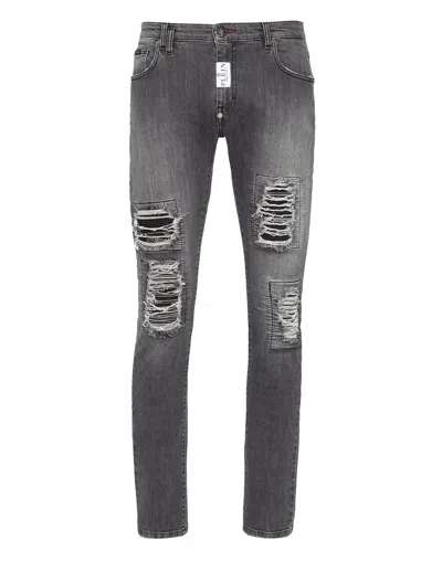 PHILIPP PLEIN DENIM TROUSERS ROCK STAR FIT