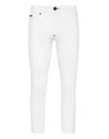 Philipp Plein Denim Trousers Straight Cut Supreme Iconic Plein In Multi