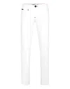 Philipp Plein Denim Trousers Straight Cut Supreme Iconic Plein In Multi