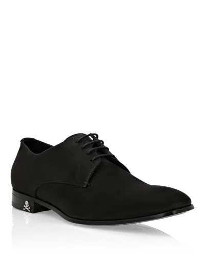 Philipp Plein Derby Oxford Shoes In Black