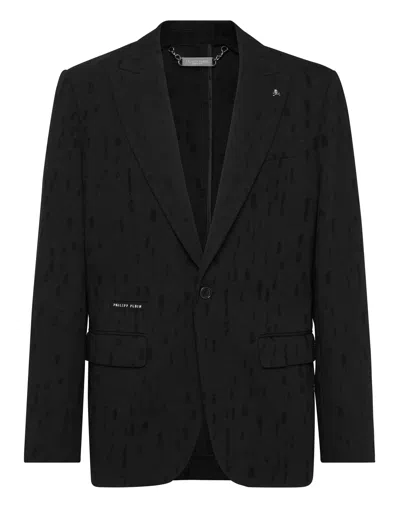 Philipp Plein Destroyed Blazer Ls