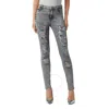 Philipp Plein Destroyed High-waist Denim Jeggings