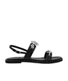 Philipp Plein Diamond Sandals In Black