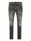 Philipp Plein Distressed Skinny Jeans In Gray