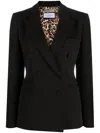 Philipp Plein Double-breasted Cady Blazer In Black