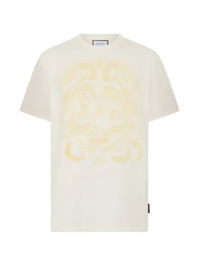 Philipp Plein Dragon Round-neck T-shirt In Neutral