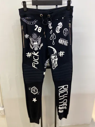 Philipp Plein Drawstring Sweatpants In Black