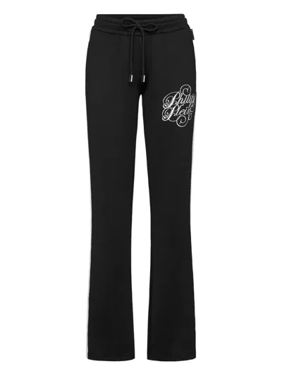 Philipp Plein Drawstring-waistband Trousers In Blue