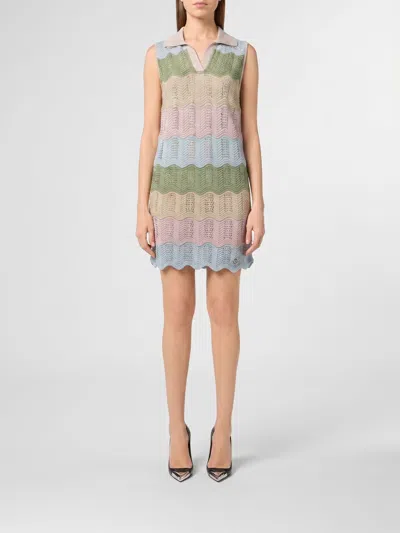Philipp Plein Dress Woman In Multi