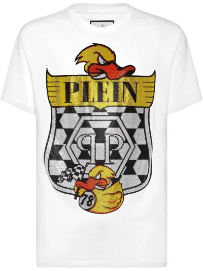 Philipp Plein Duck 1978 T-shirt In White
