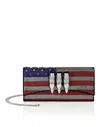 Philipp Plein Eagle Clutch Strass Us Flag In Multi