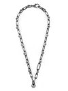 Philipp Plein Edge Necklace In Black