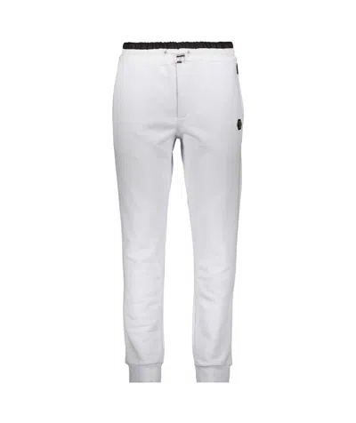 Philipp Plein Elastic Waist Sweatpants In White