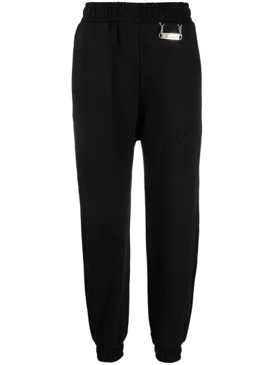 Philipp Plein Elasticated Track Pants In Black
