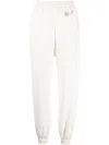 Philipp Plein Elasticated Track Pants In White