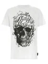 Philipp Plein Coursive T-shirt In White