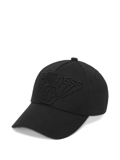 Philipp Plein Embroidered-logo Baseball Cap In Black