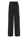 Philipp Plein Embroidered Panelled Track Pants In Black