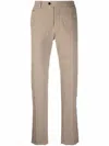 Philipp Plein Embroidered Skull Trousers In Neutrals