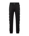 Philipp Plein Engraved-buttons Drawstring Track Pants In Black