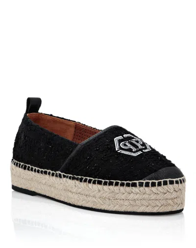 Philipp Plein Espadrillas Hexagon In Black