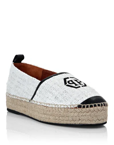 Philipp Plein Espadrillas Hexagon In White