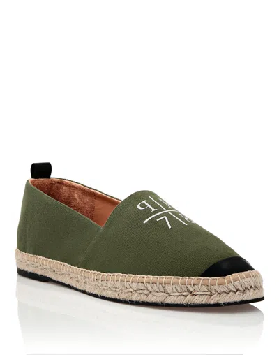 Philipp Plein Espadrillas Pp1978 In Green