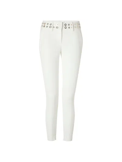 Philipp Plein Eyelet-embellished Trousers In Multi