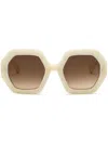 Philipp Plein Eyewear Butterfly Plein First Lady Sonnenbrille In Neutrals
