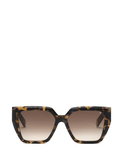 Philipp Plein Eyewear Capture Sonnenbrille In Schildpattoptik In Brown