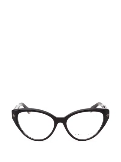 Philipp Plein Eyewear Cat-eye Frame Glasses In Black