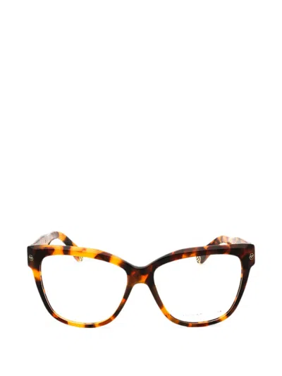 Philipp Plein Eyewear Cat-eye Frame Glasses In Brown