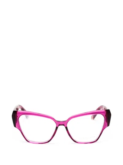 Philipp Plein Eyewear Cat-eye Glasses In Pink