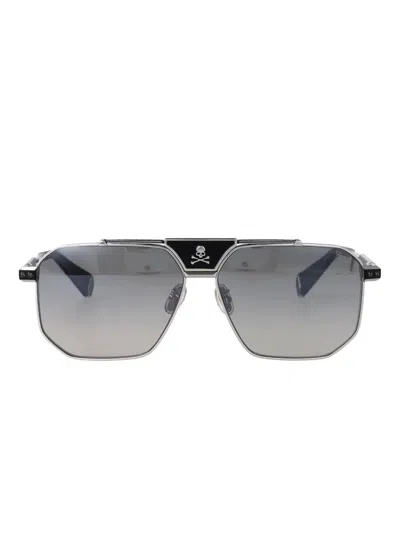 Philipp Plein Eyewear Full-rim Sunglasses In Gray