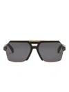 Philipp Plein Eyewear Geometric-pilot Sunglasses In Black