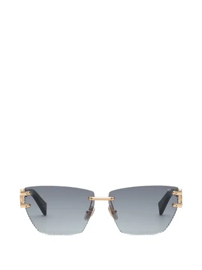 Philipp Plein Eyewear 几何花纹太阳眼镜 In Black