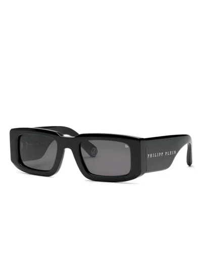 Philipp Plein Eyewear Oversized Arm Sunglasses In Black