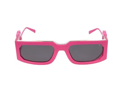 Philipp Plein Eyewear Rectangle Frame Sunglasses In Pink