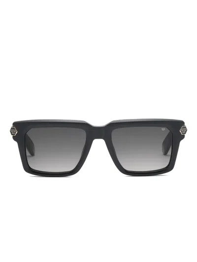 Philipp Plein Eyewear Square-frame Sunglasses In Black