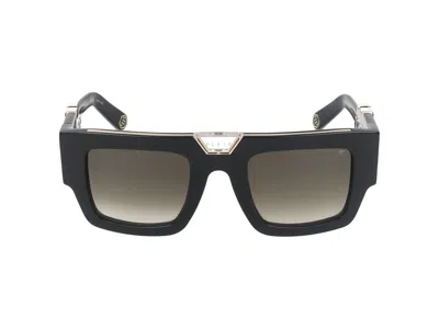 Philipp Plein Eyewear Square Frame Sunglasses In Black