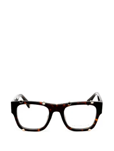 Philipp Plein Eyewear Square-frame Glasses In Brown