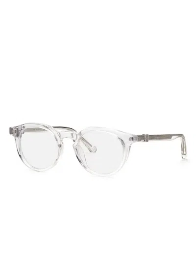 Philipp Plein Eyewear Transparent Frames In White