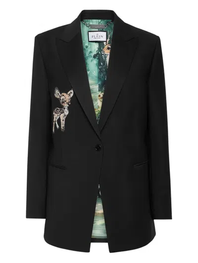 Philipp Plein Fairy Blazer In Black