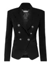 Philipp Plein Fitted Blazer In Black