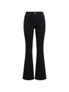 Philipp Plein Flare Fit Jeans Basic In Black