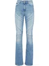 Shop Philipp Plein Flared Jeans In Blue