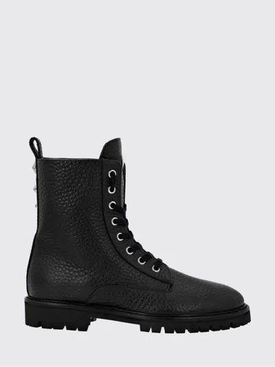 Philipp Plein Flat Ankle Boot Woman Color Black
