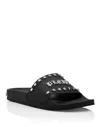 Philipp Plein Gothic Plein Stud-studded Sandals In Black