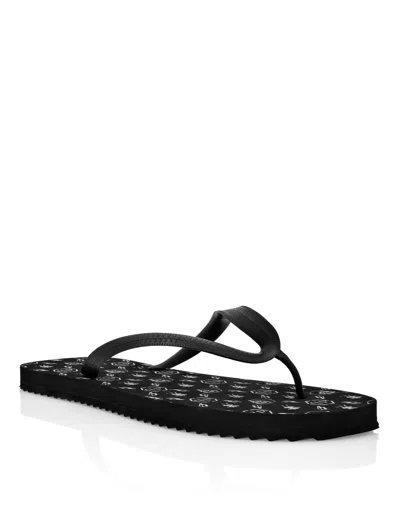 Philipp Plein Flip Flop Monogram In Multi