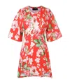 Philipp Plein Floral Printed Dress In Pink